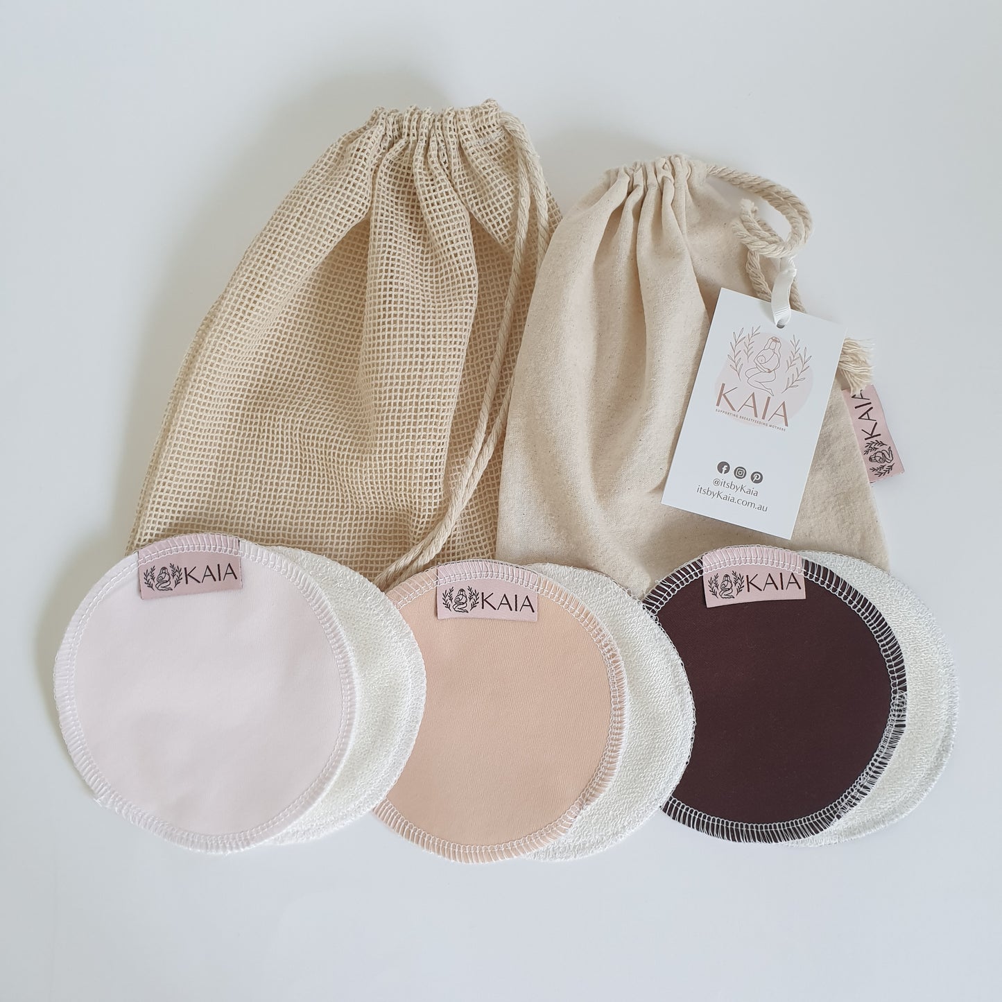 Reusable Nursing Pads - 3 Pairs
