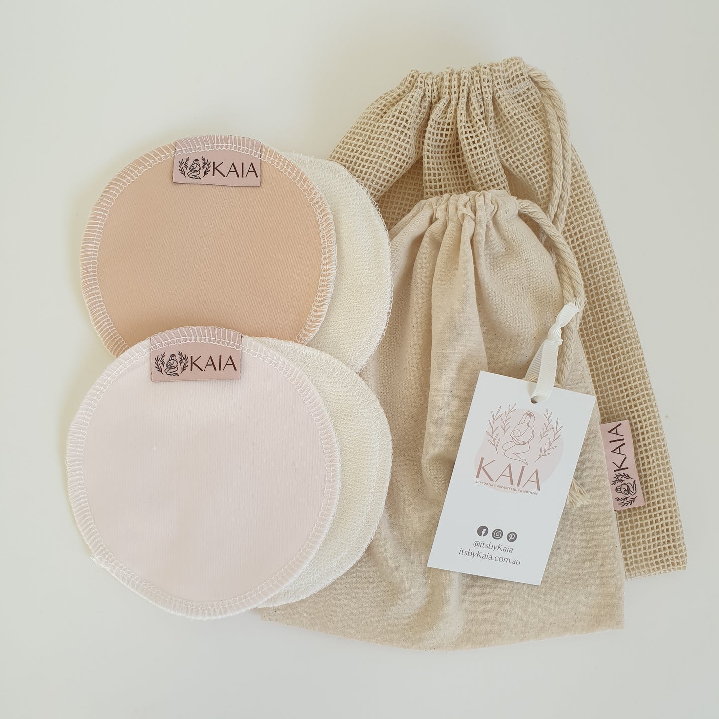 Reusable Nursing Pads - 2 Pairs